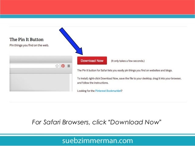 pinterest button for safari mac